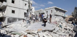 Suriyanın İdlib şəhərində 54 mülki şəxs öldürüldü