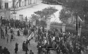 Bakı, 1919-cu il: Cümhuriyyət əleyhinə nümayiş – Foto