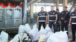 Bakıda 3 tondan artıq narkotik məhv edildi – Video