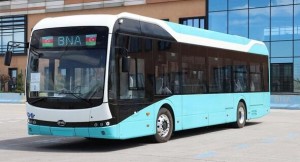 Bakıya ilk elektrik mühərrikli avtobus gətirildi – Foto