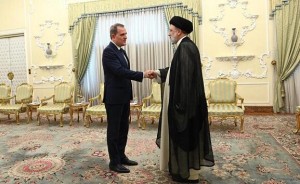 Ceyhun Bayramov İran prezidenti ilə görüşdü – Foto