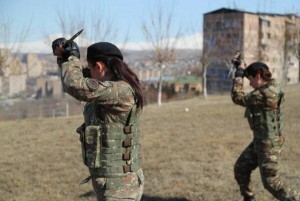 Erməni qızlardan ibarət terror dəstələri yarandı – Video