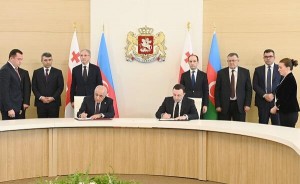Əsədov və Qaribaşvili protokol imzaladı