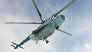 Gürcüstanda helikopterin qəzaya düşmə anı – Video