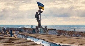 Kupyanska Ukrayna bayrağı sancıldı – Video