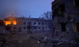 Luqanska şəhərinə raket hücumu edildi