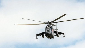 Moskva üzərində hərbi helikopterlər – Video