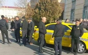 Naxçıvanda taksi sürücüləri etiraz edir – Video