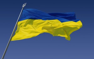 Novqorodda Ukrayna bayrağı ucaldıldı – Video
