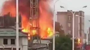 Qazaxıstanda güclü partlayış baş verdi – Video