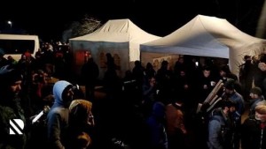 Şuşa-Xankəndi yolunda yeni çadırlar qurulur – Video