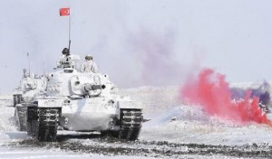 Tanklarımız Türkiyədə keçirilən təlimlərdə – Foto