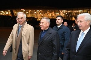 Tatarıstan prezidenti Azərbaycana gəldi – Foto