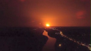 Ukraynadan ağır zərbə: Sevastopolda neft bazası yandı – Video