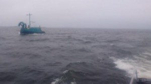 Volqa-Xəzər kanalında iki gəmi saya oturdu