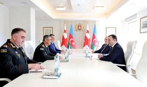 Zakir Həsənov İrakli Qaribaşvili ilə görüşdü